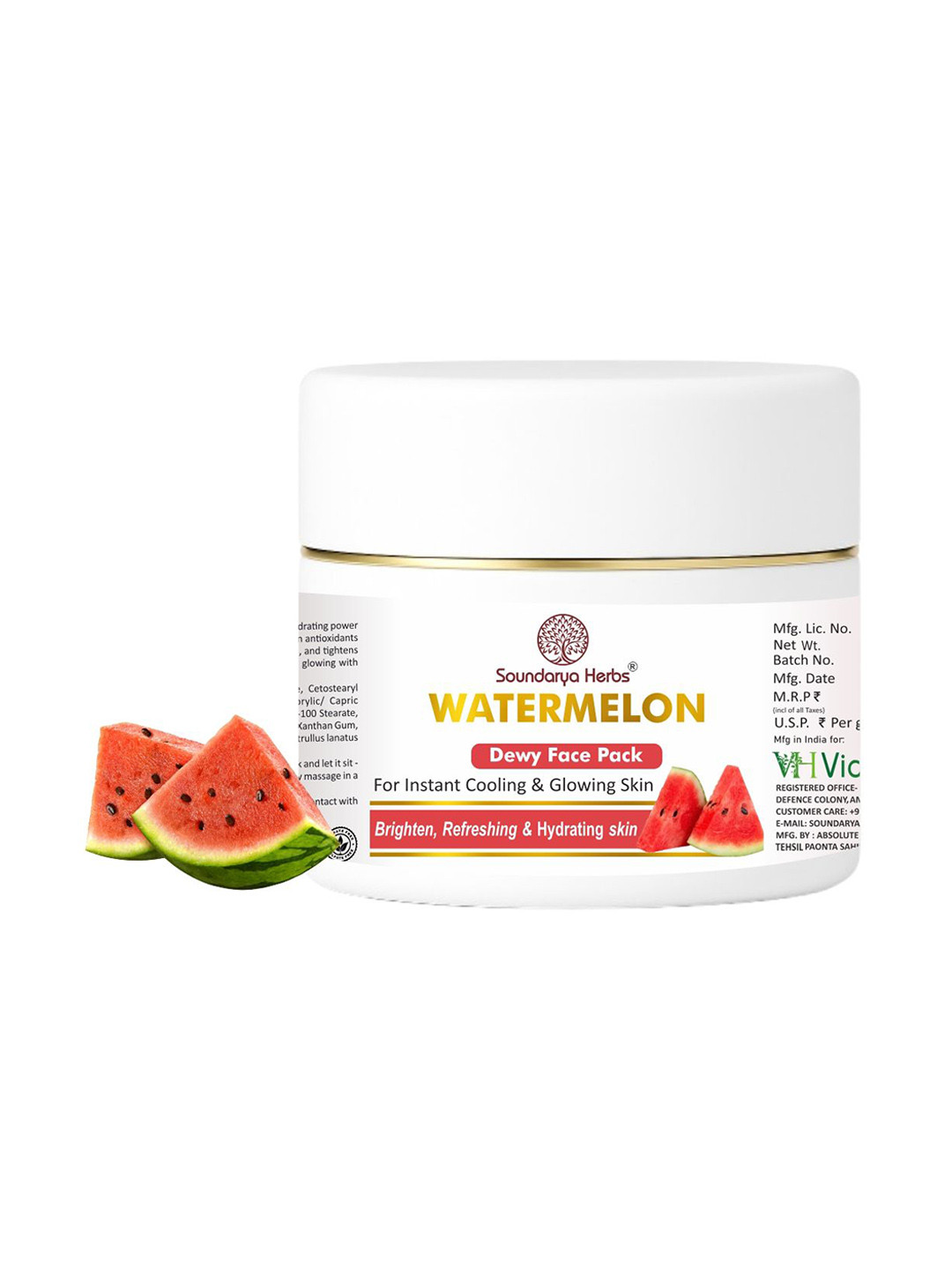 Soundarya Herbs Watermelon Face Pack- 100 g