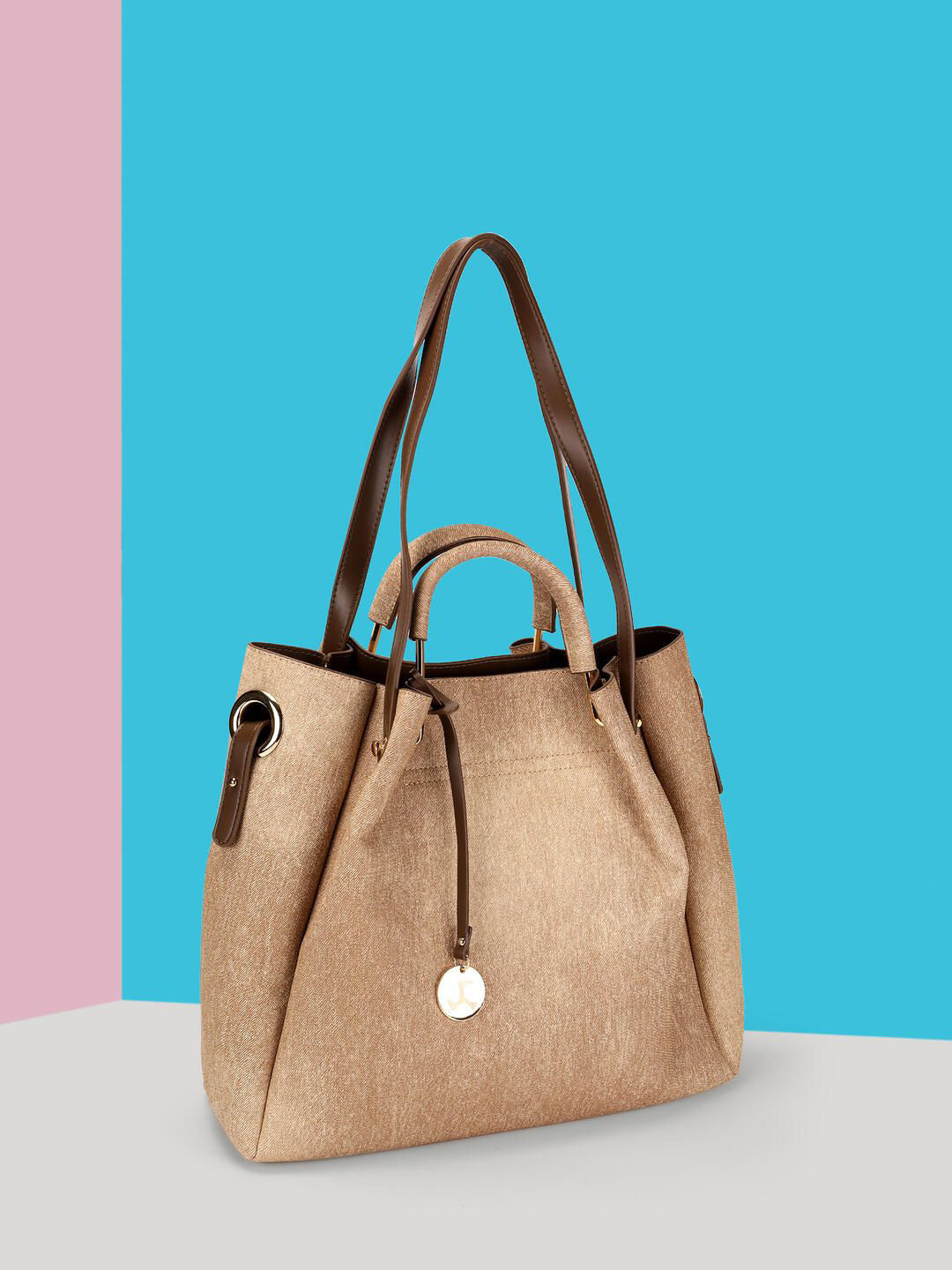 Mochi Oversized Detachable Sling Strap Bucket Hobo Bag