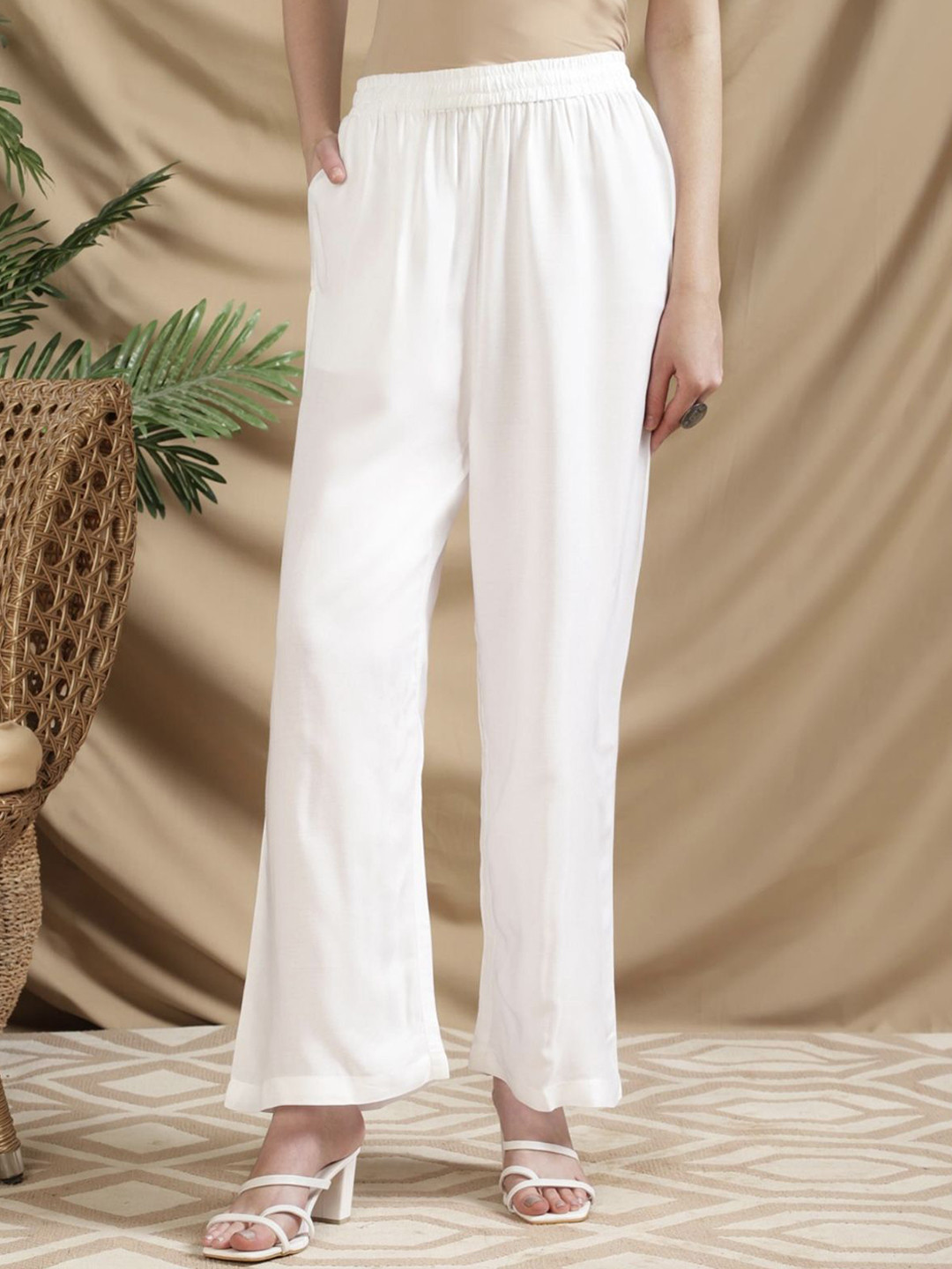 Moda Rapido Women Comfort Palazzo Trousers
