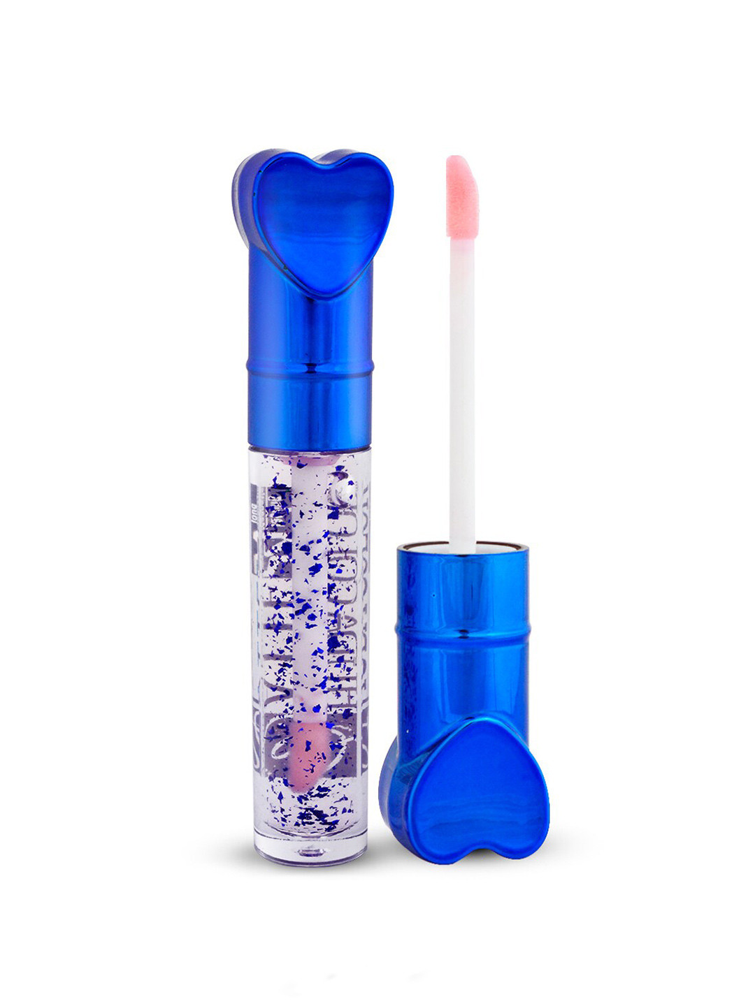Adbeni Glittery Color Changing Lip Gloss For Dry & Chapped Lips - 10ml - Blue Heart