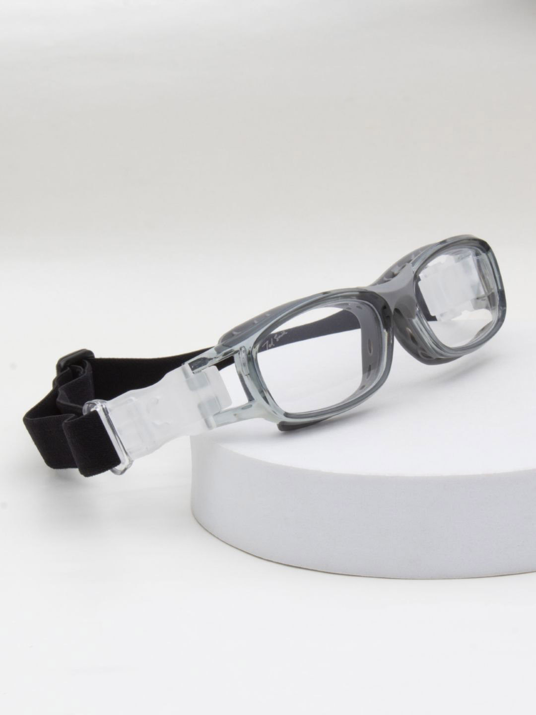 Ted Smith Unisex Brat Transparent Wrap Around Shooting Sunglasses with UV Protected Lens