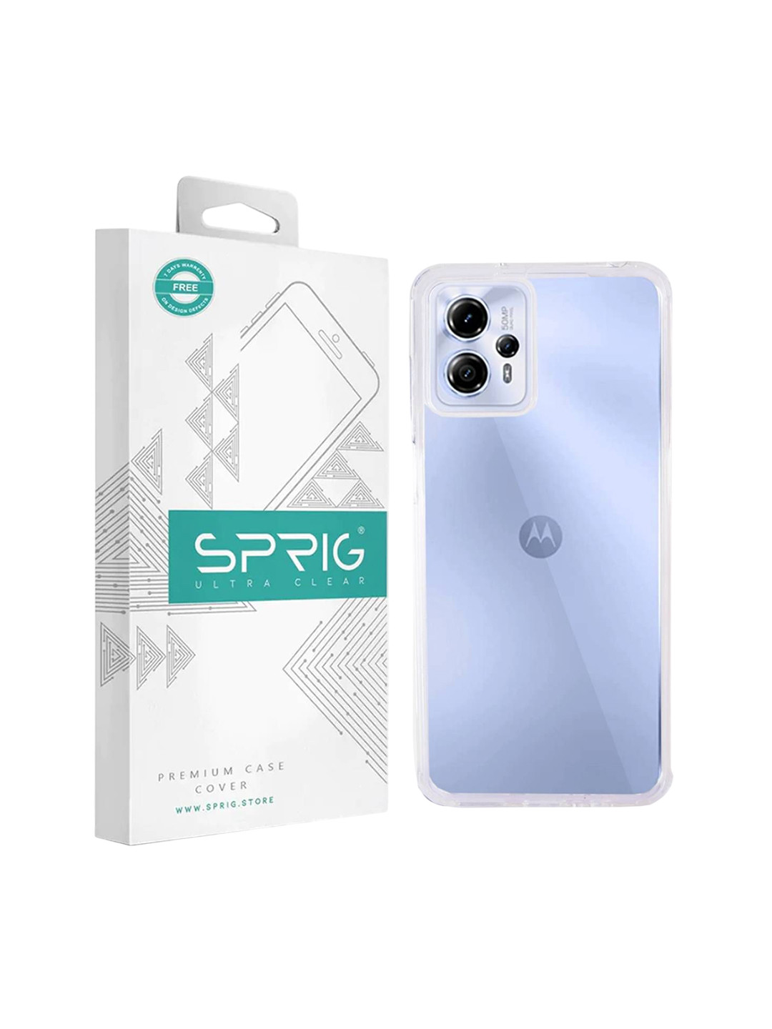 SPRIG Motorola G13 Bayer Transparent Back Cover