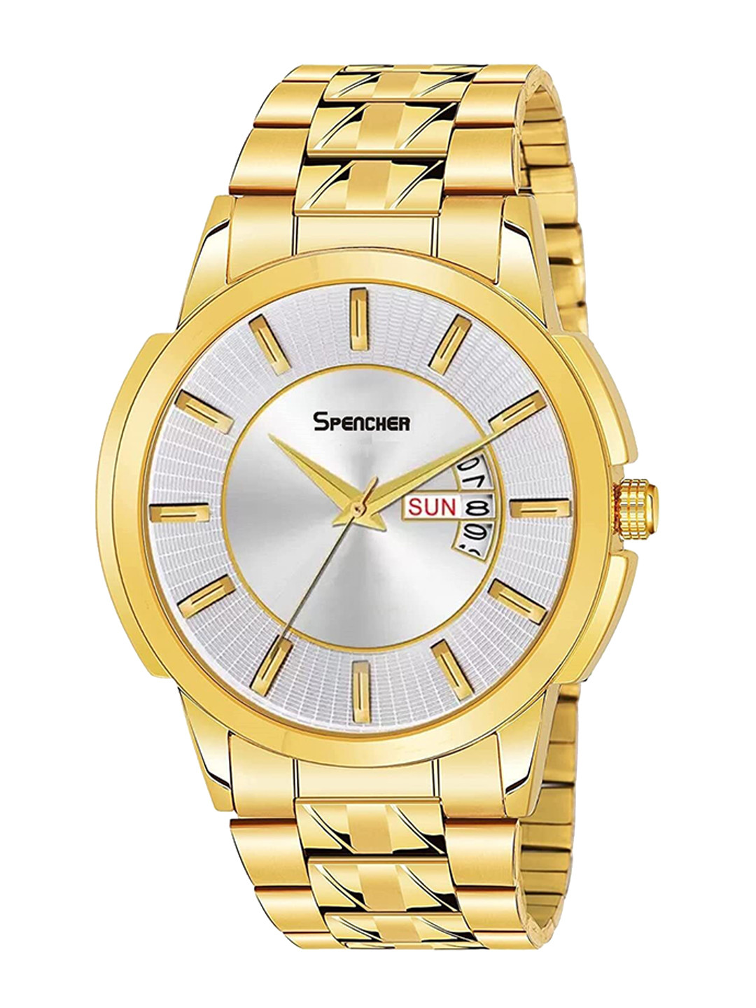 SPENCHER Men Bracelet Style Straps Analogue Multi Function Watch SW 440GP Chain 16162727