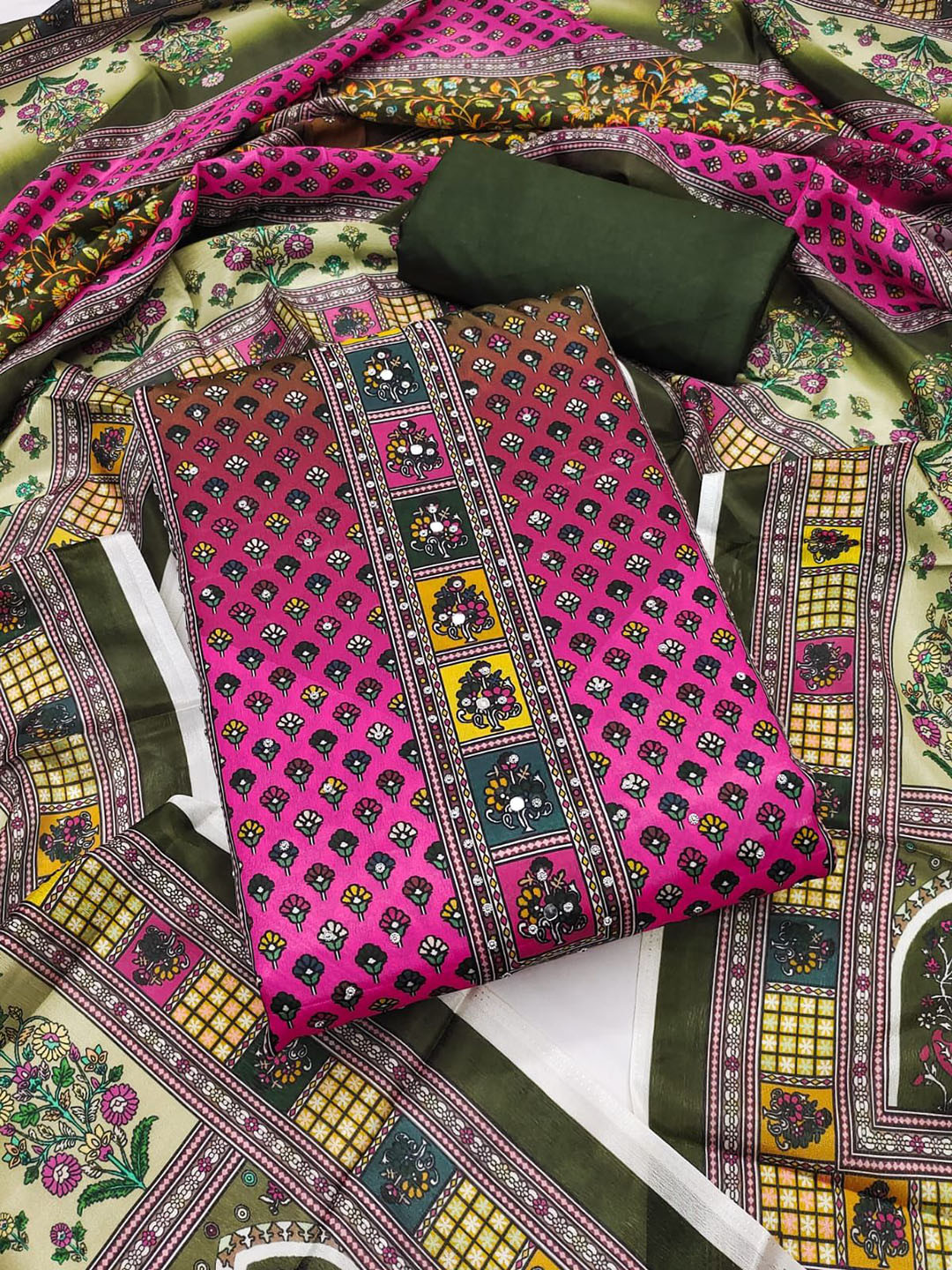 ICCHIT FAL Printed Unstitched Dress Material