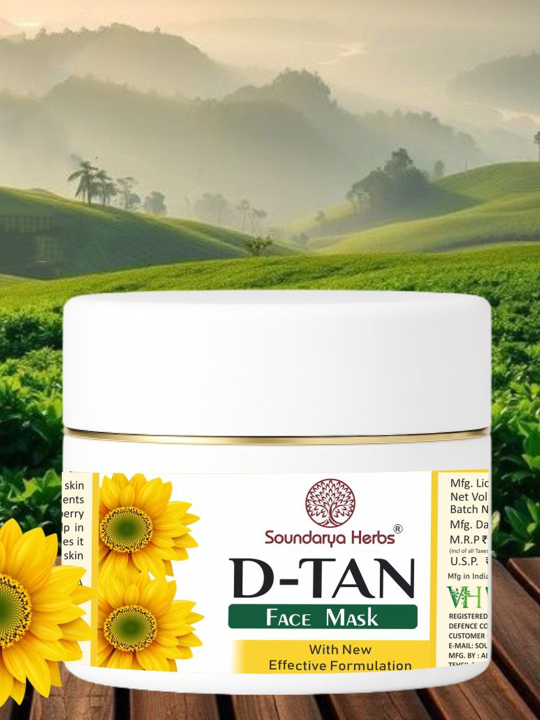 Soundarya Herbs D Tan Face Pack- 100 g