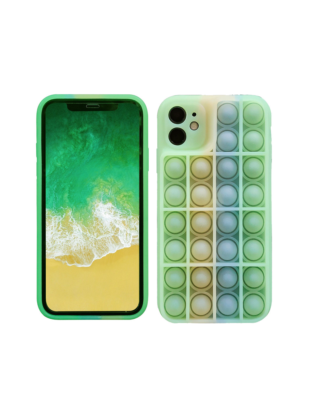 CASE CREATION Neon Sand Printed iPhone 8 Silicone Back Case