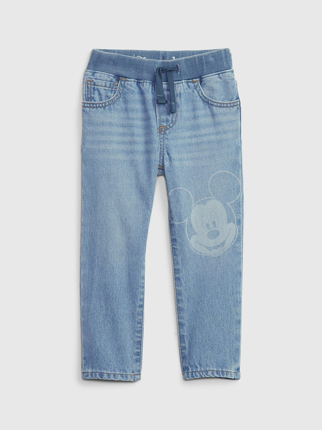 GAP Boys Mickey Mouse Printed Slim Fit Jeans