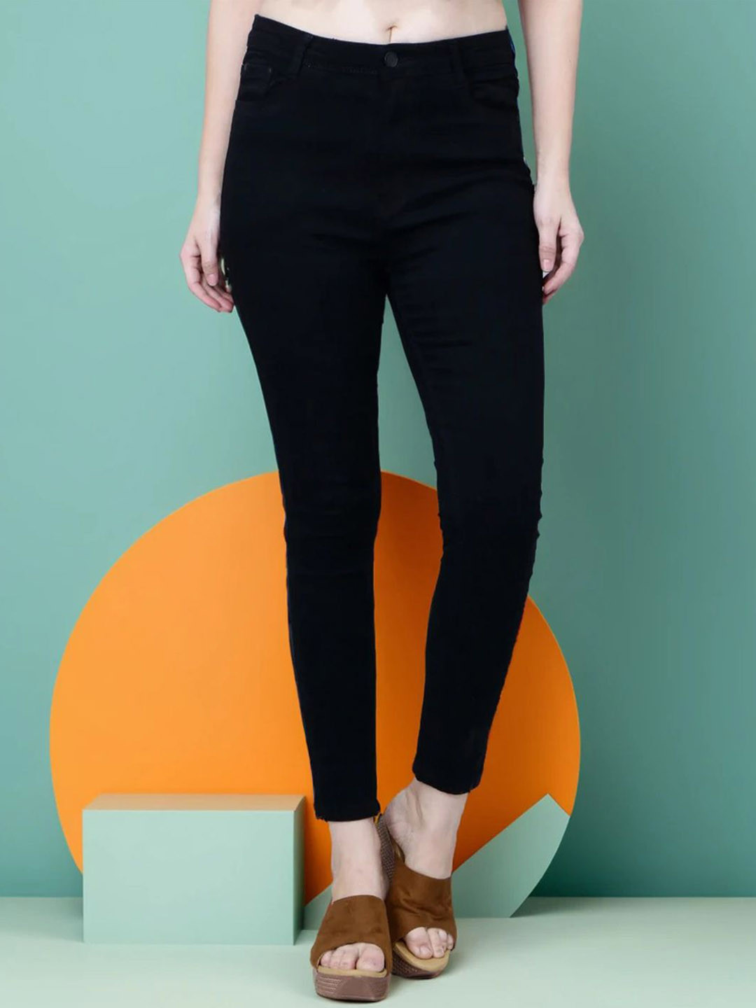 FIREAGE Women Frisky High-Rise Slim Fit Stretchable Jeans