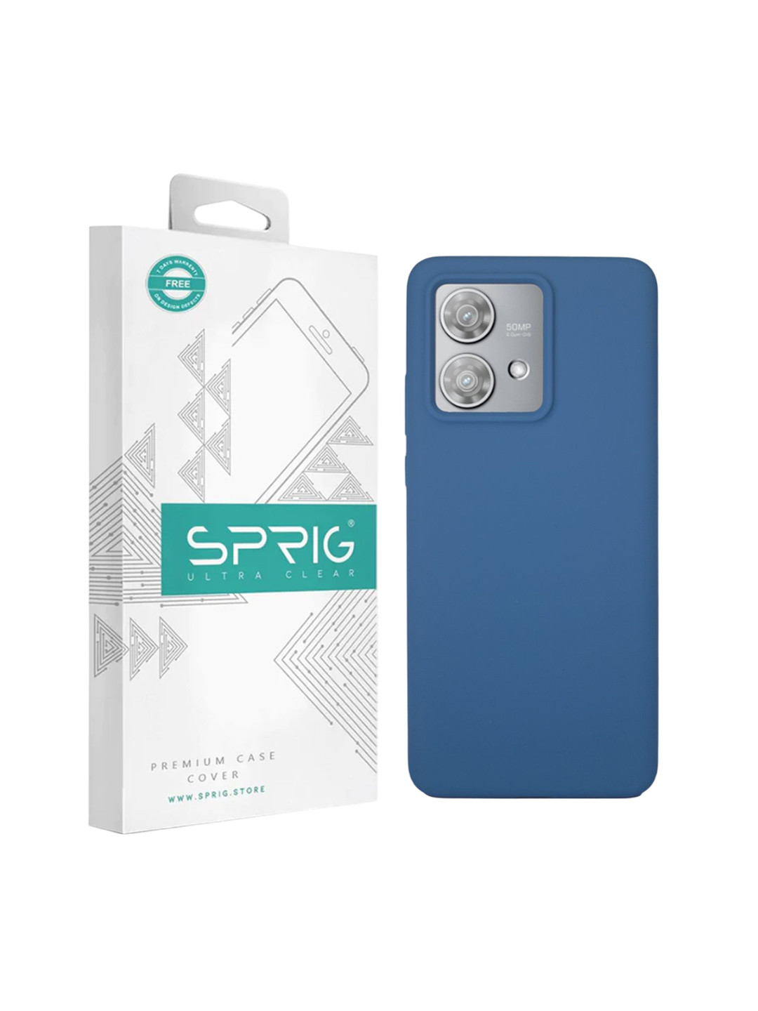 SPRIG Motorola Edge 40 Neo Silicone Back Cover Mobile Accessories