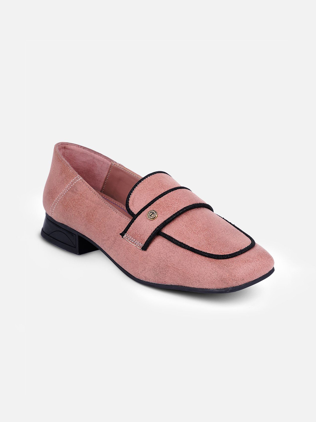 iD&U Women Square Toe Slip-On Loafers