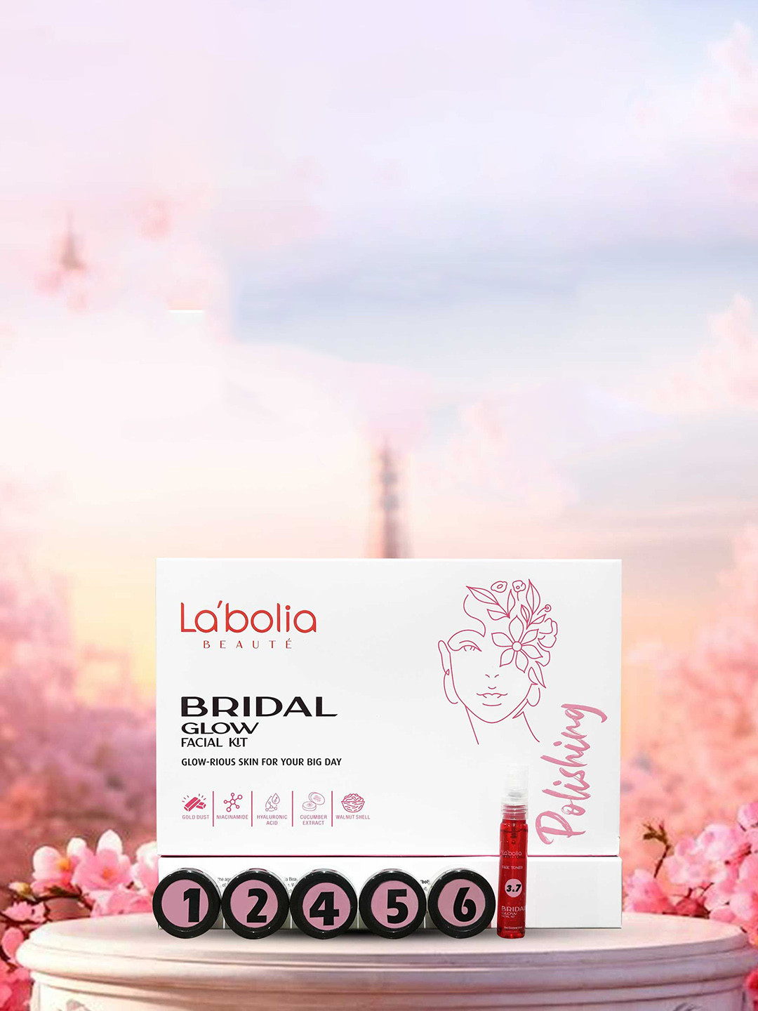 Labolia Beaute 6 Step Bridal Facial Kit With Diamond Dust- 60 g