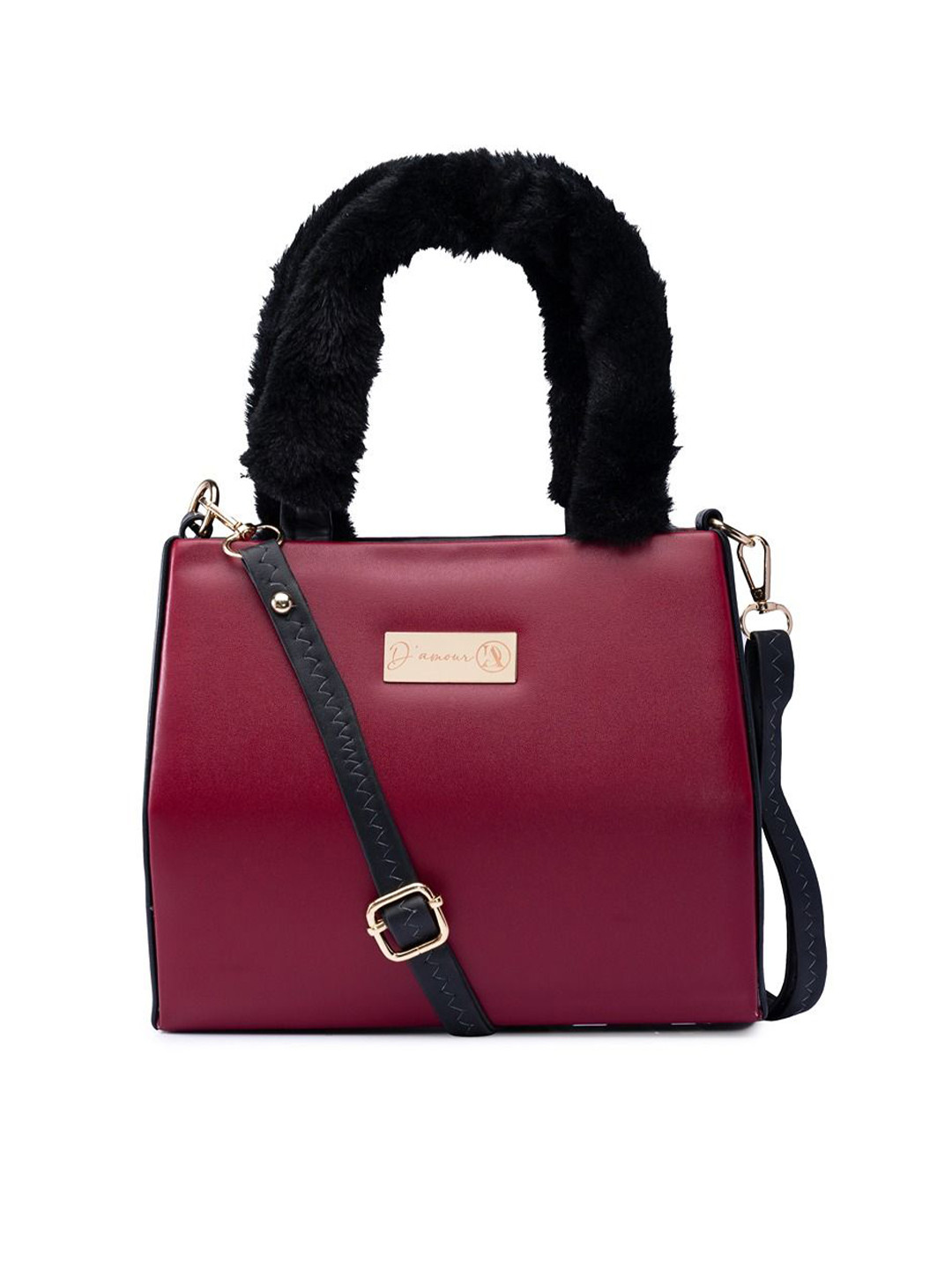 D' Amour Colourblocked Structured Sling Bag