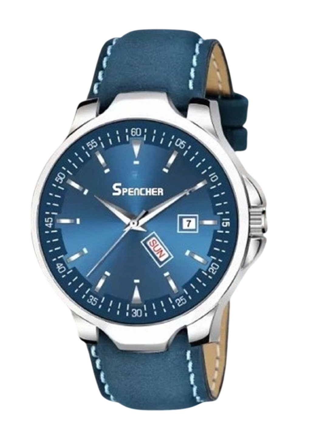 SPENCHER  Analogue Multi Function Watch SW Men Bleed Blue DD Strap 504 504