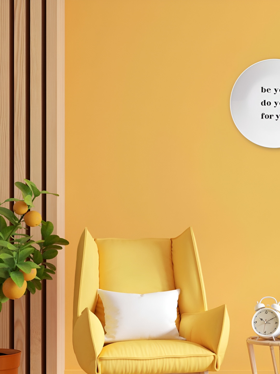 THE QUIRKY HOME Be You Do You For You Crafted Ceramics Glossy Hanging Hall Wall Plates-8In