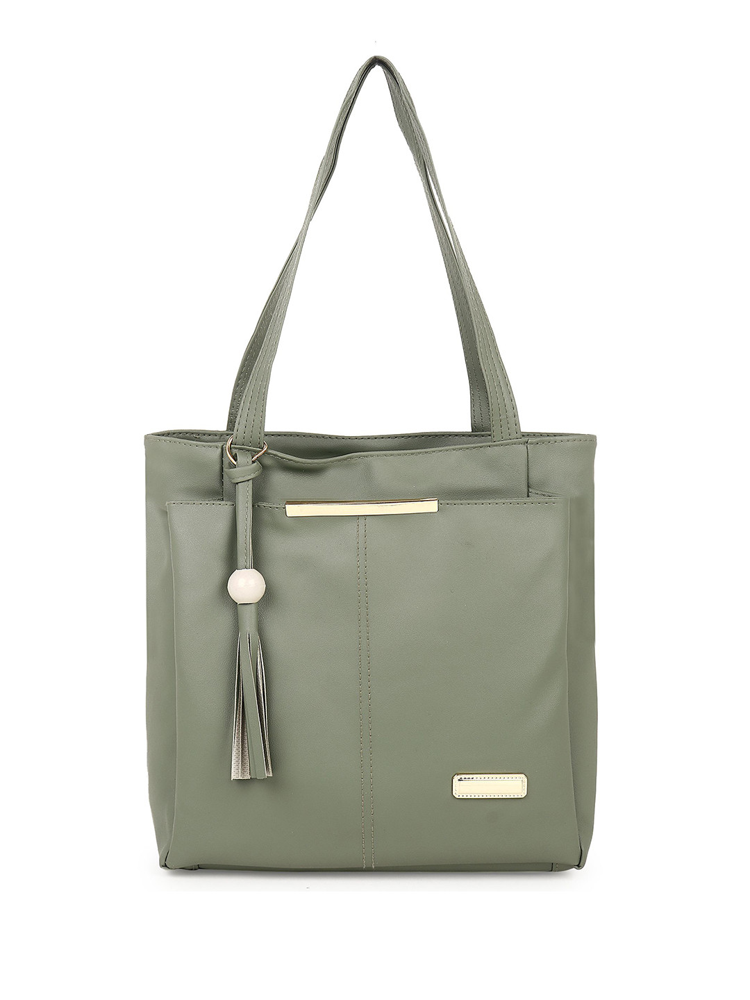 DAISY STAR Women Solid Structured Tasselled Shoulder Bag