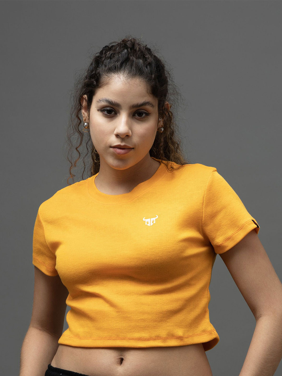 GO DEVIL Short Sleeves Crop T-shirt