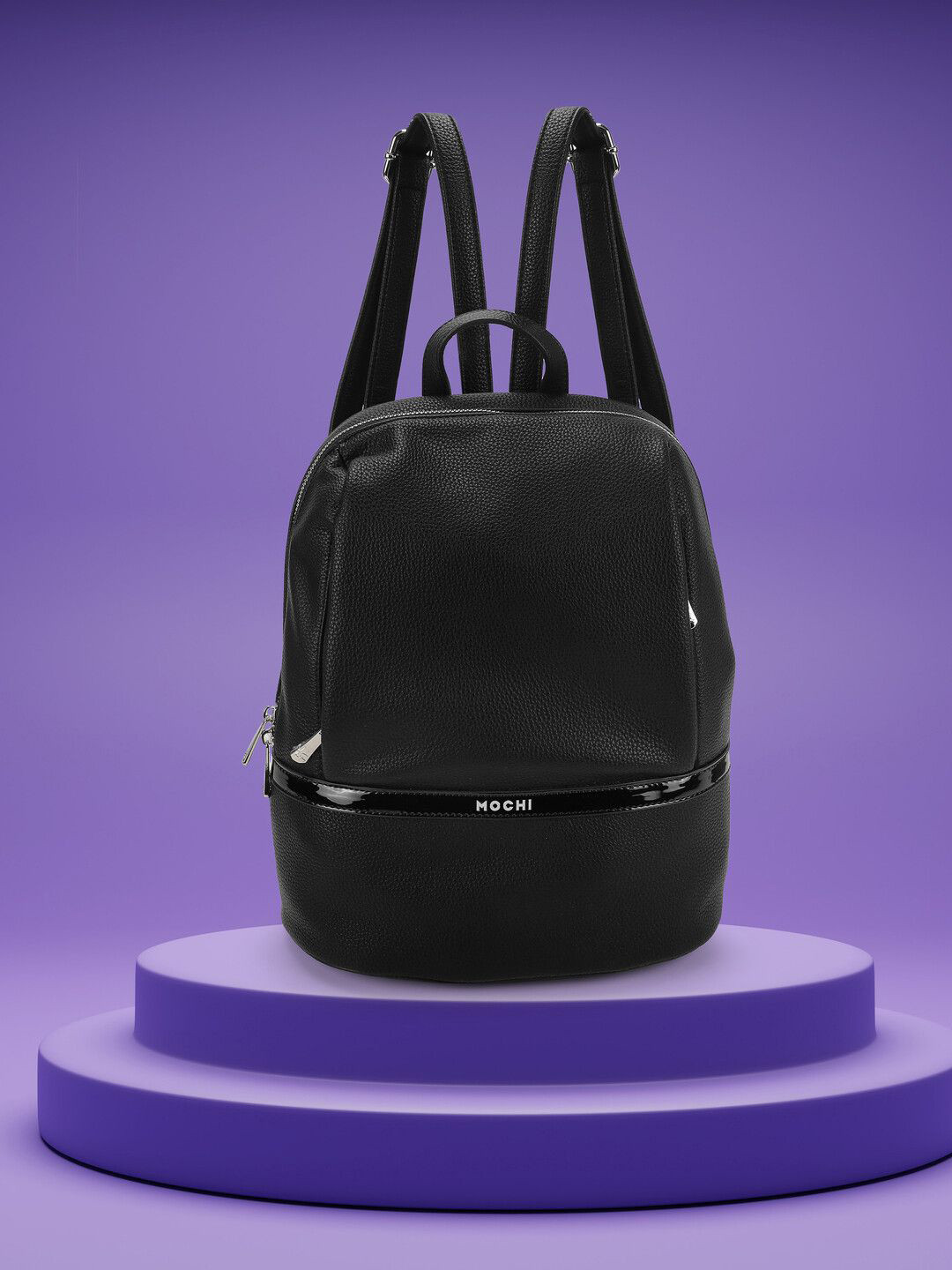 Mochi Brand Logo Printed Backpack