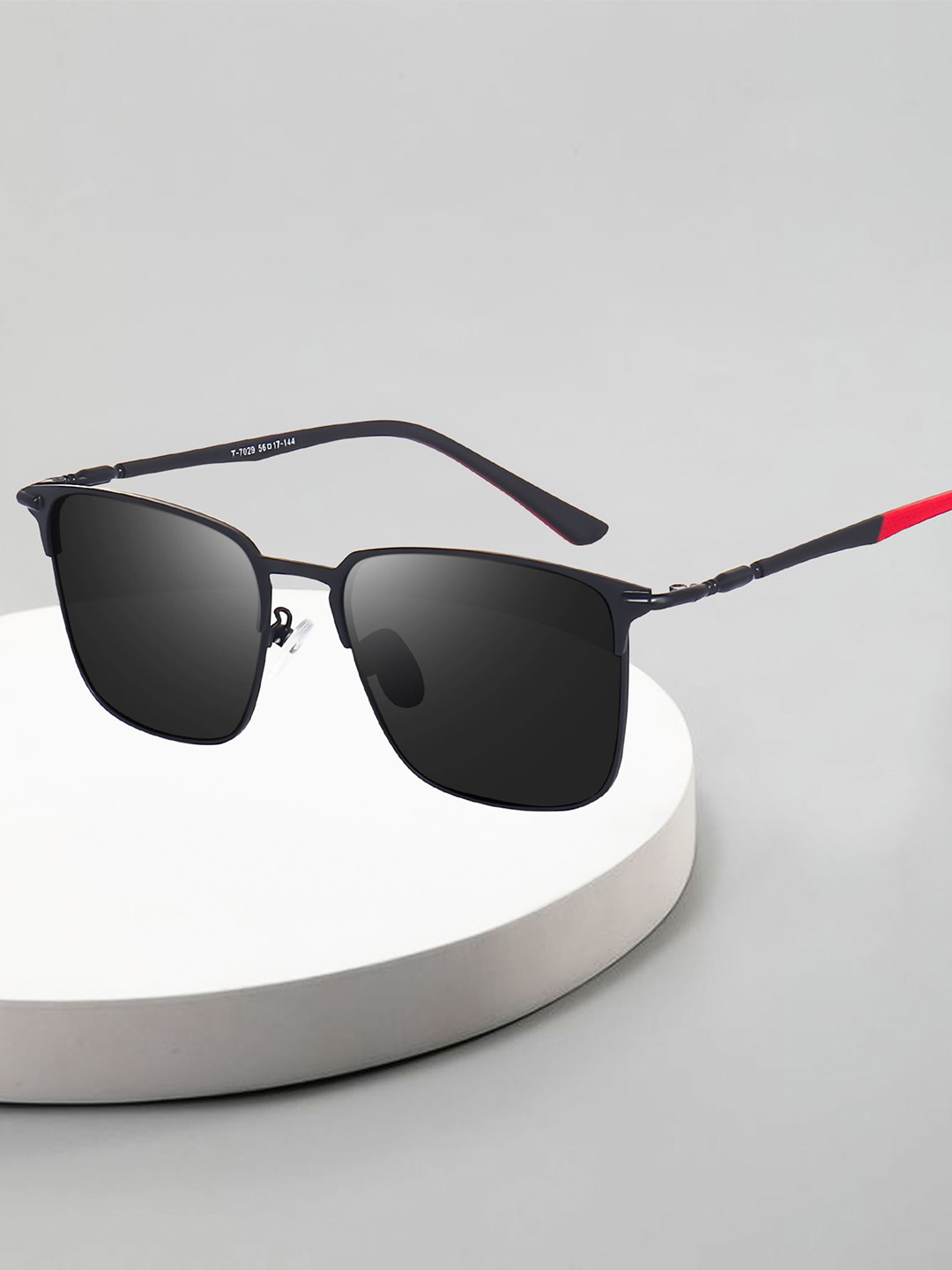 Peter Jones Eyewear Unisex Square Sunglasses with UV Protected Lens T7029B