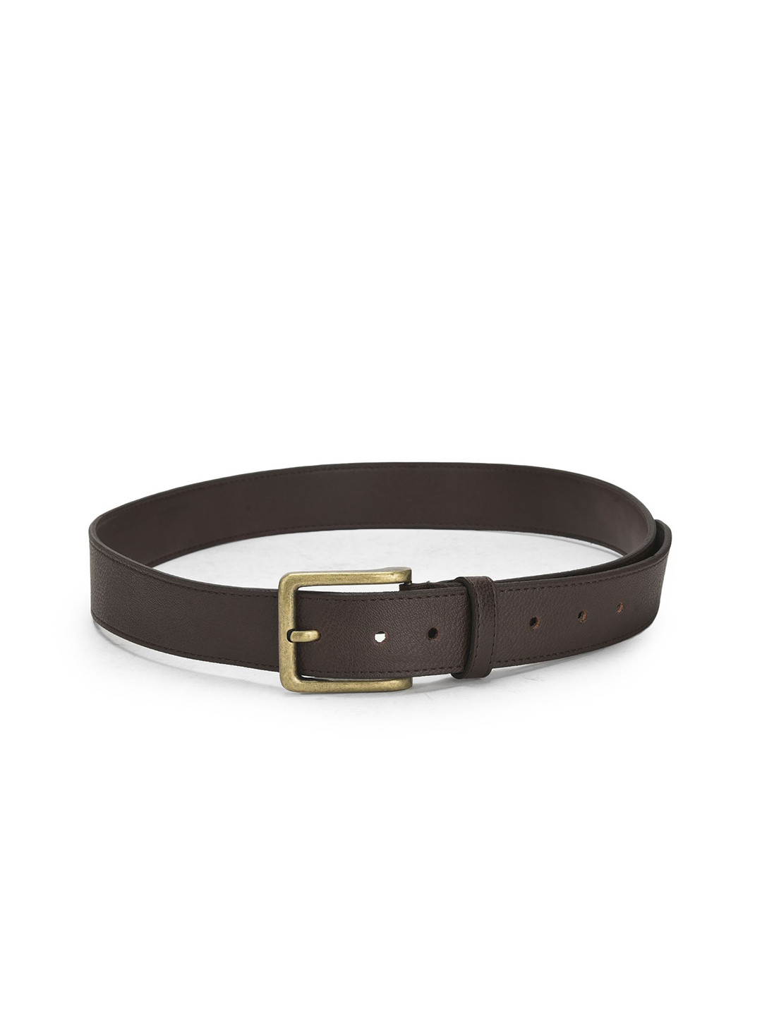 Cazzano Men Textured Formal Belt With Buckle Closure
