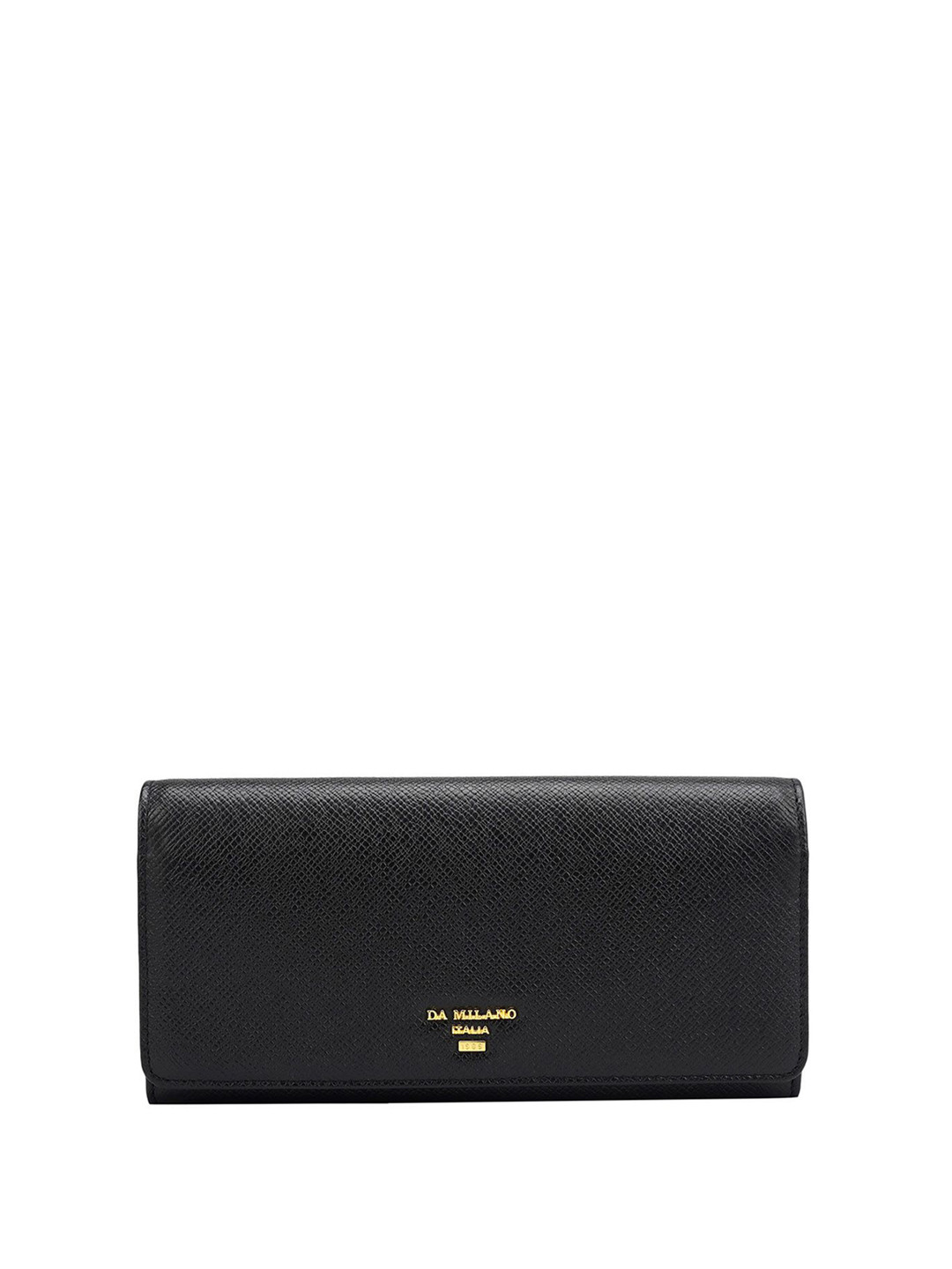Da Milano Women Textured Leather Envelope with SD Card Holder