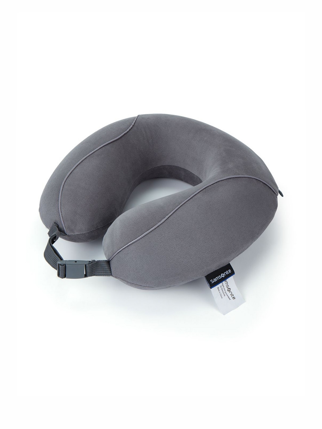 Samsonite Grey Memory Foam Lightweight Sleep Pillow