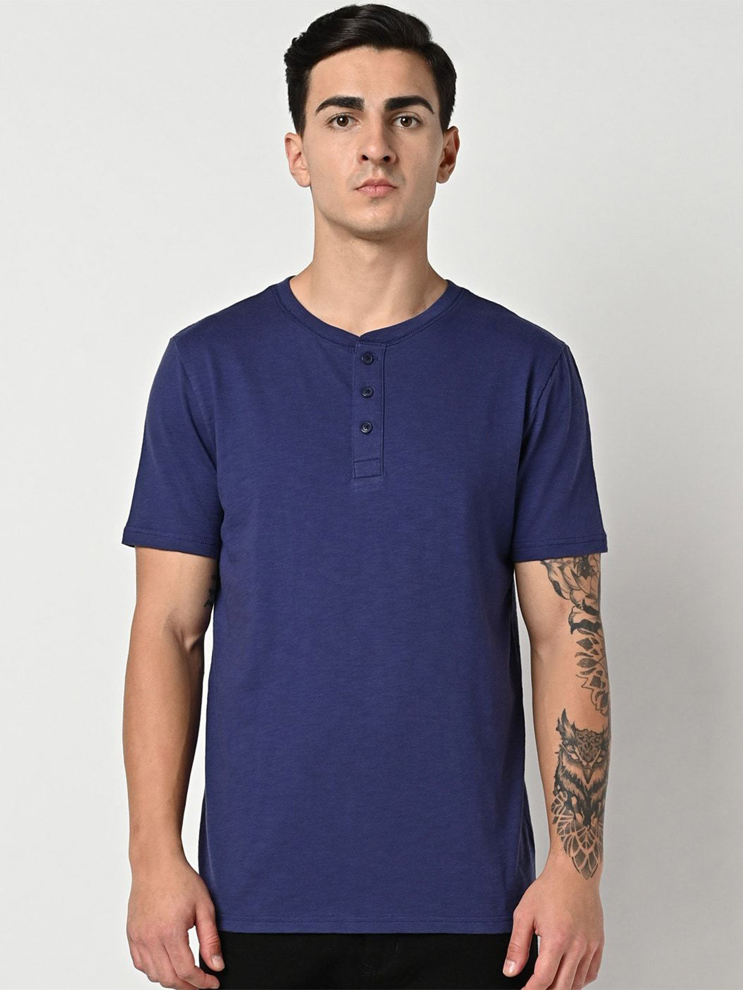 GAP Half Sleeve Henley Neck T-shirt