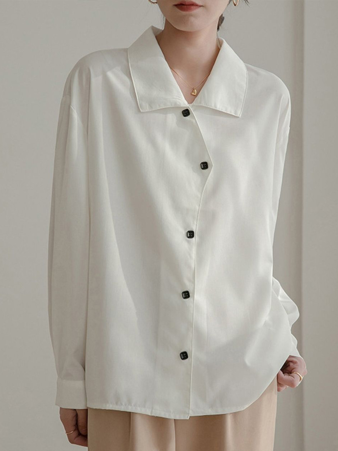 KPOP Shirt Coller Shirt Style Top