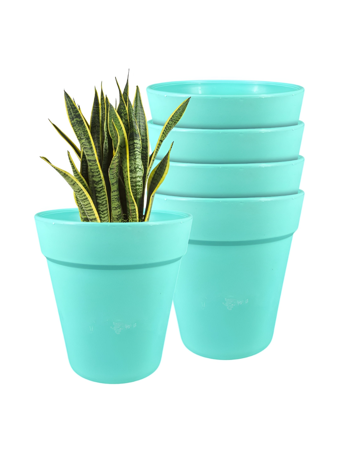 GARDEN'S NEED Excal Blue 5 Pieces Planters