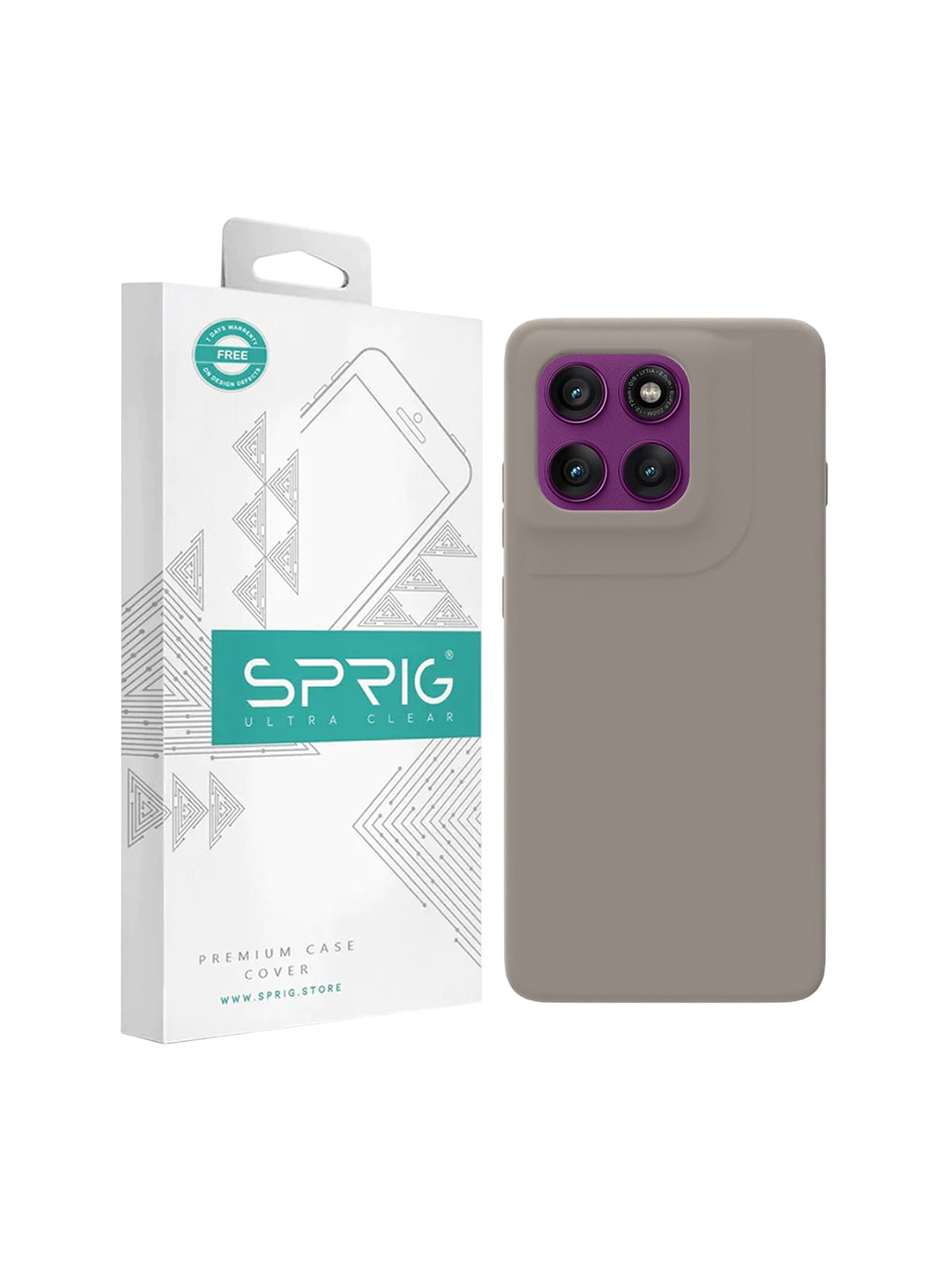 SPRIG Motorola Edge 60 Pro Silicone Impact Resistant Back Cover