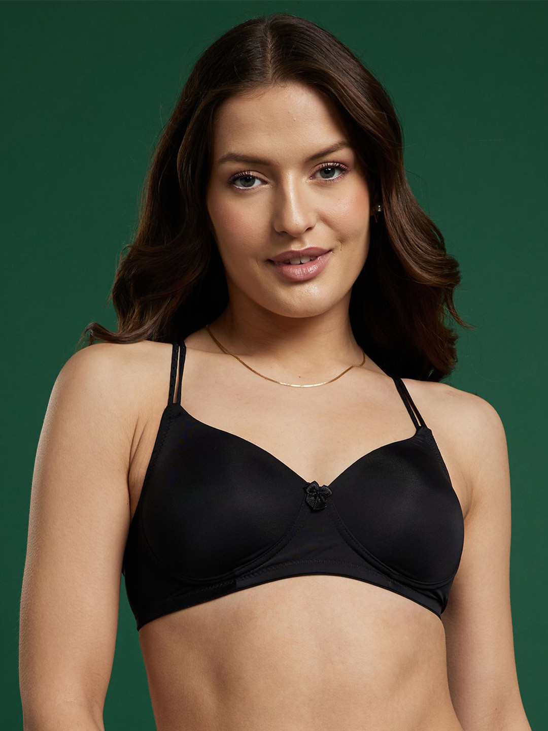 Here&Now X DREAMS Lingerie Women Full Coverage Lightly Padded Seamless T-shirt Bra