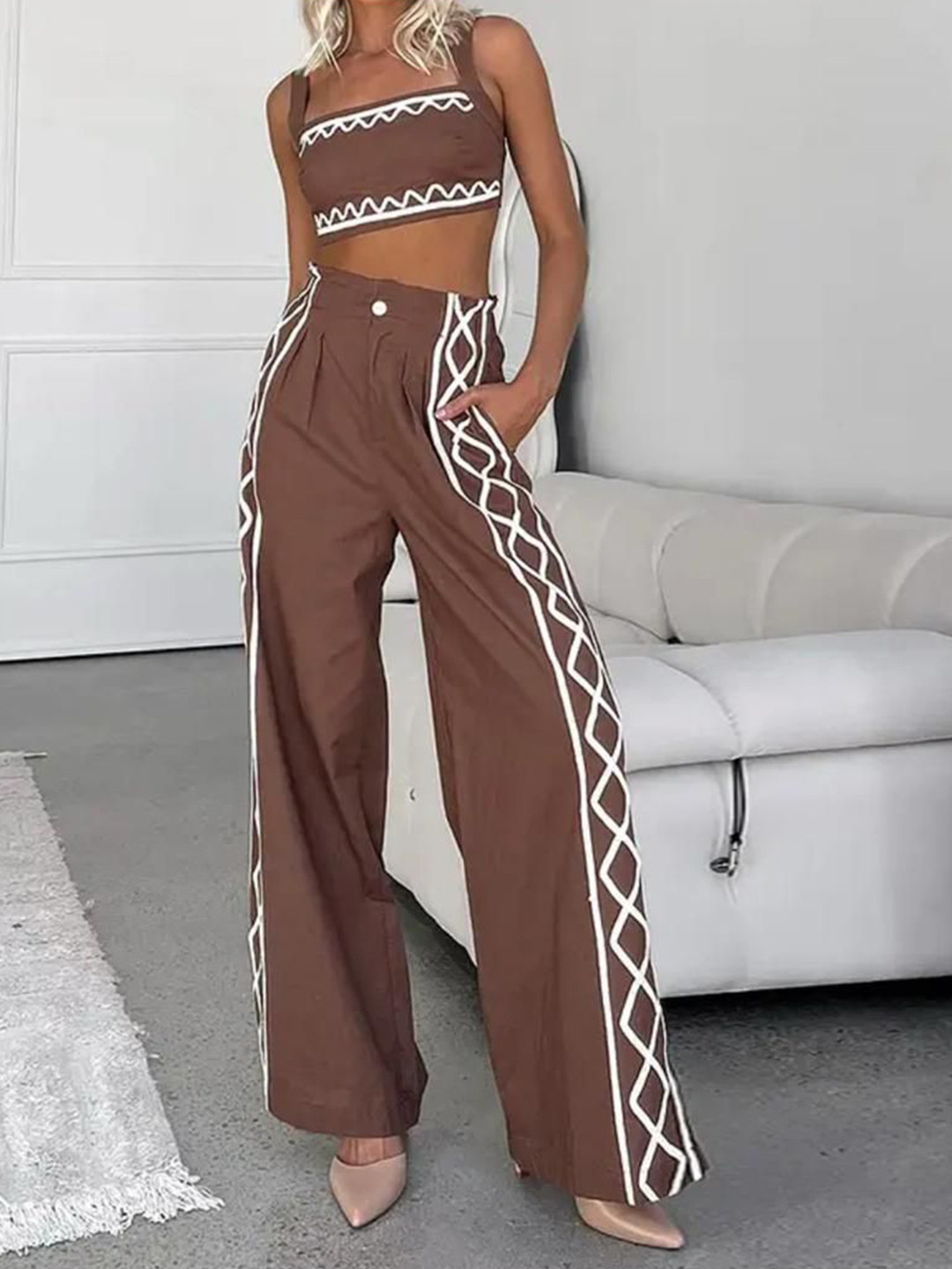 Miss Mosa By Akanksha  Flora Statement Summer Coord Set