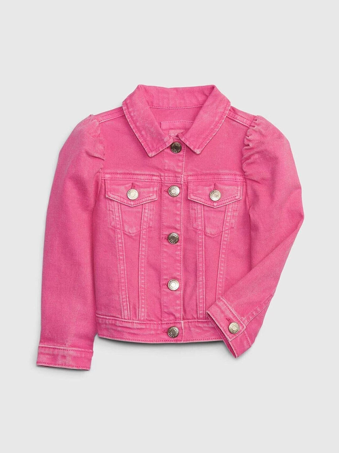 GAP Girls Spread Collar Denim Jacket
