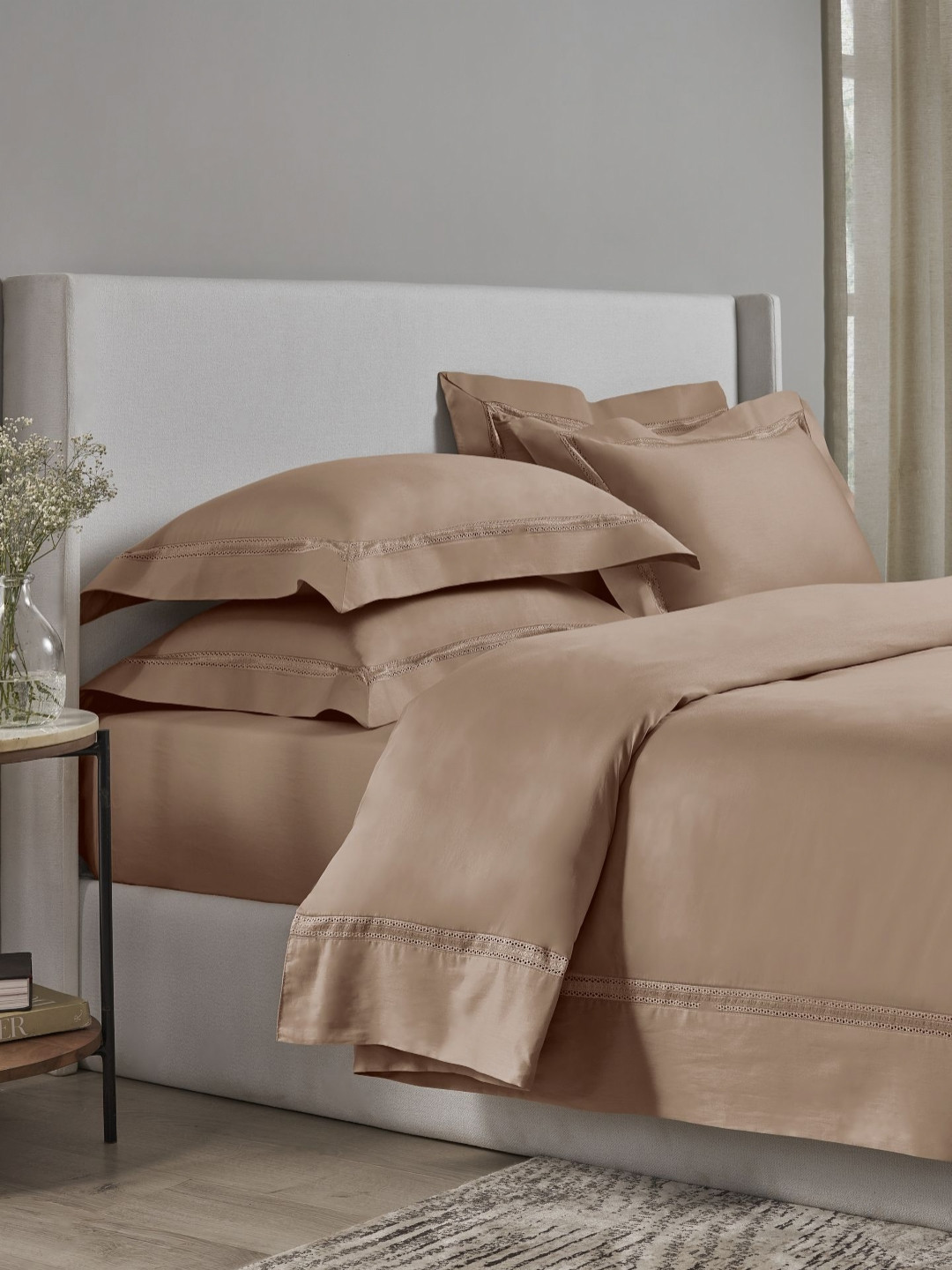 SANSAAR A DDECOR BRAND LIVE CONSCIOUSLY 2 Pieces Pure Cotton Rectangle Pillow Covers