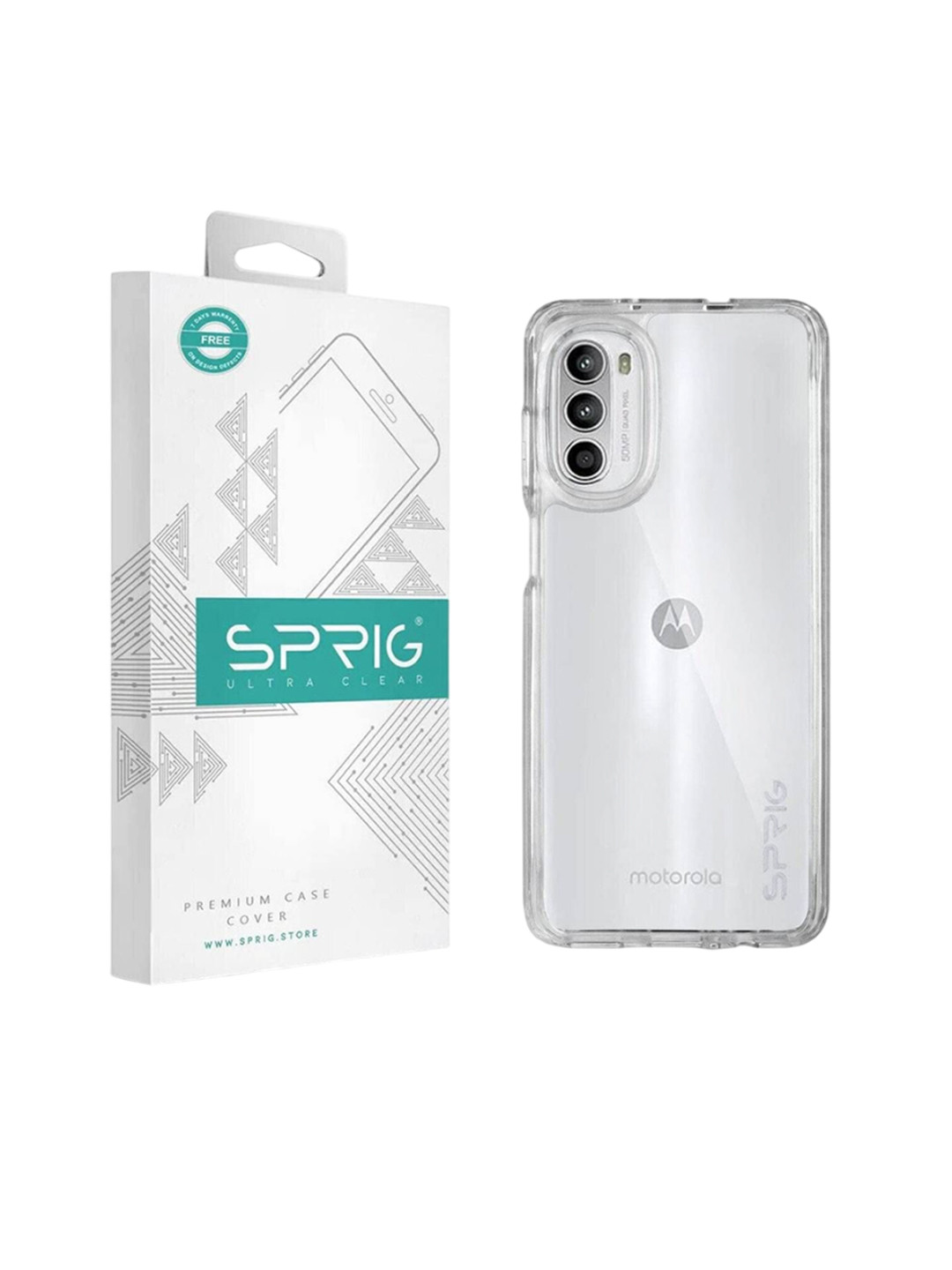 SPRIG Motorola G52 Bayer Transparent Back Cover