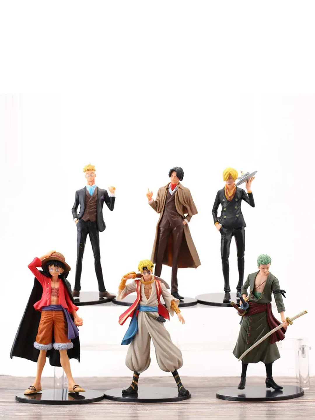 AUGEN Kids Set Of 6 D Action Figures Limited Edition for Car Dashboard