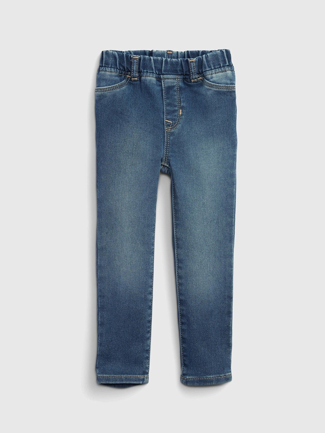 GAP Girls Mid-rise Skinny Fit Light Fade Jeans