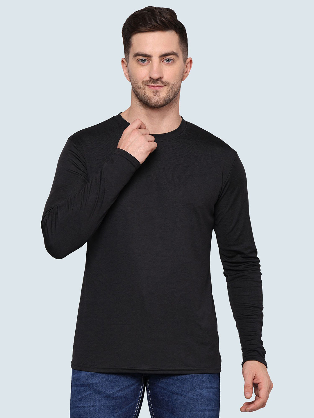 TQH Round Neck Long Sleeves T-shirt