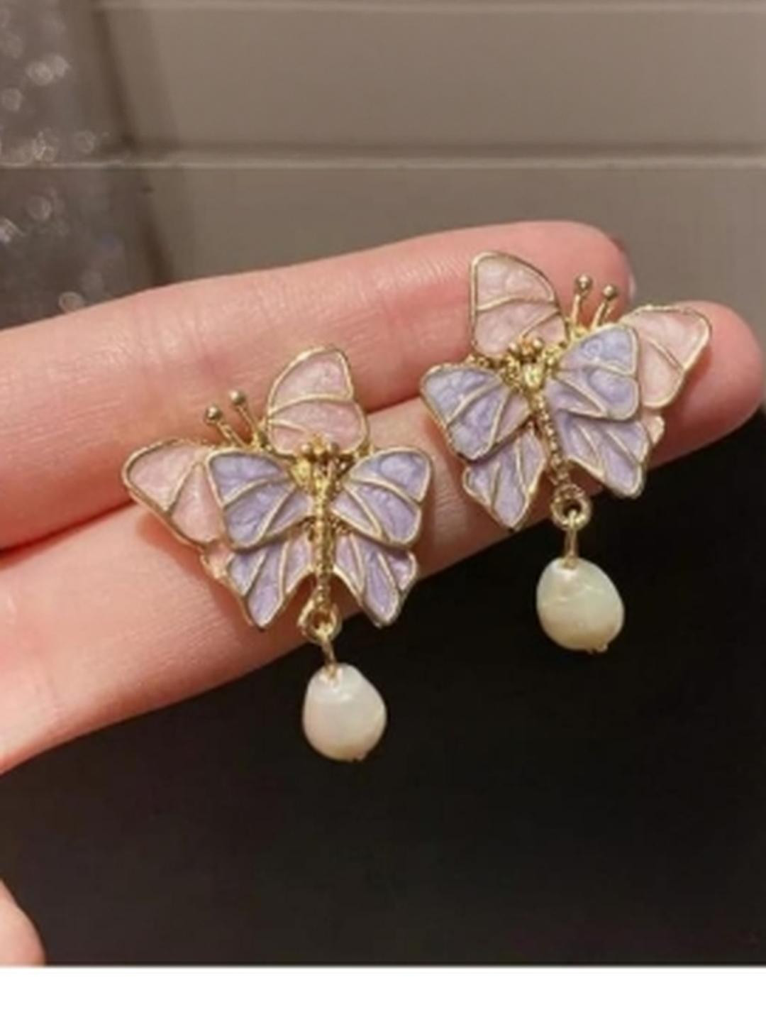 Amrav Women Purple Earrings
