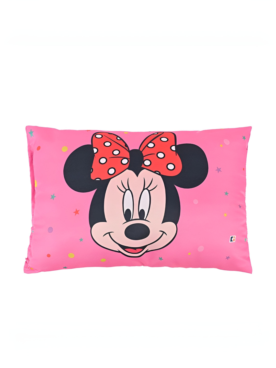 Kuber Industries Girls Pink Disney Minnie 12x18 Inches Soft And Cozy Baby Pillow