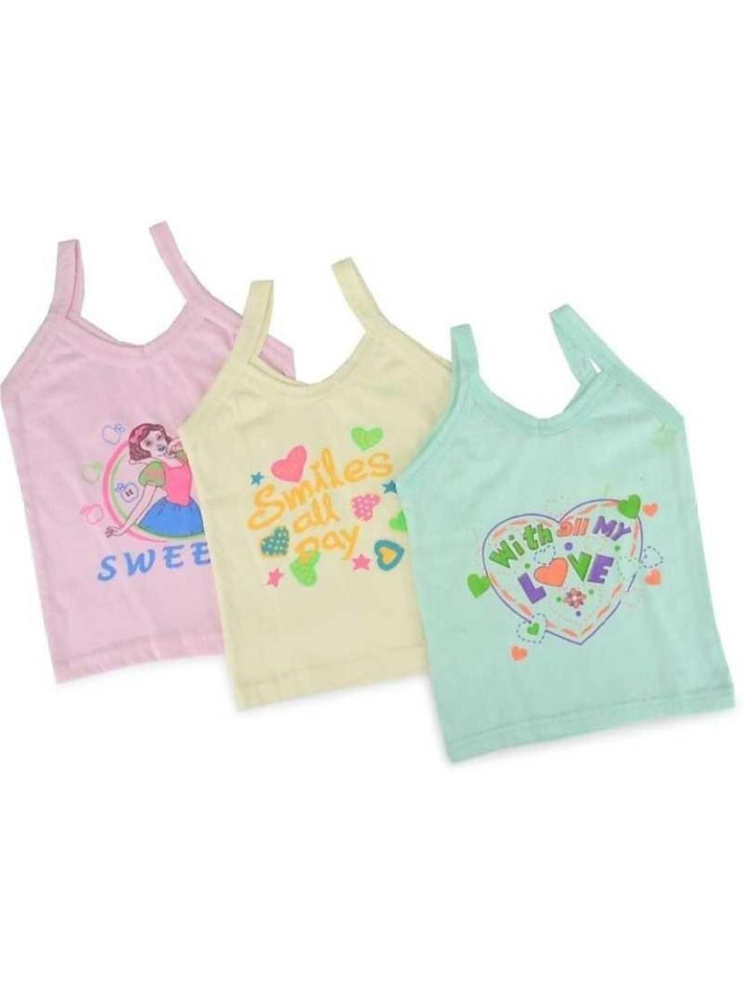 DESNUDA Kids Pack of 3 Printed Tank Vests