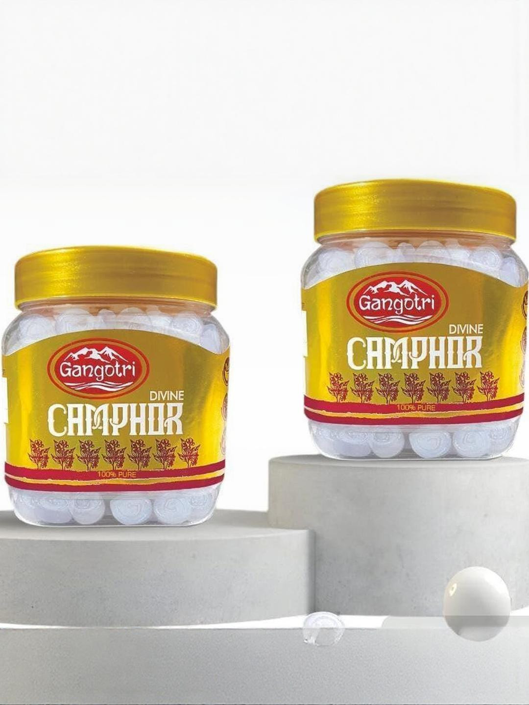 Gangotri Camphor Jar for Puja - Pack Of 2