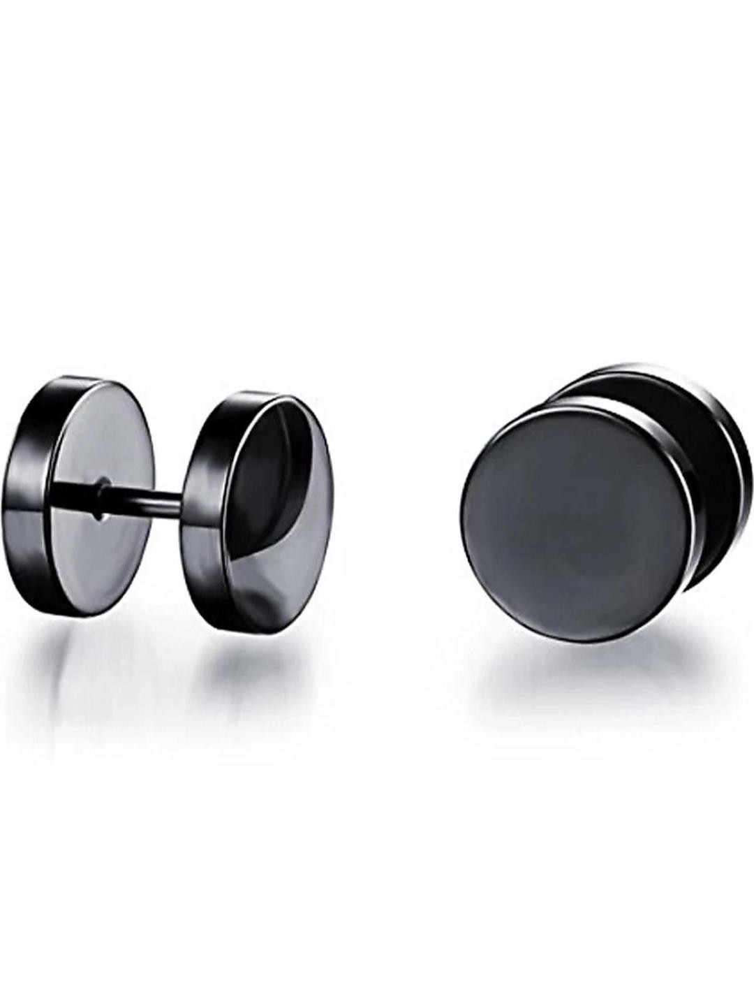 Vaiseema  Black Stud Earrings