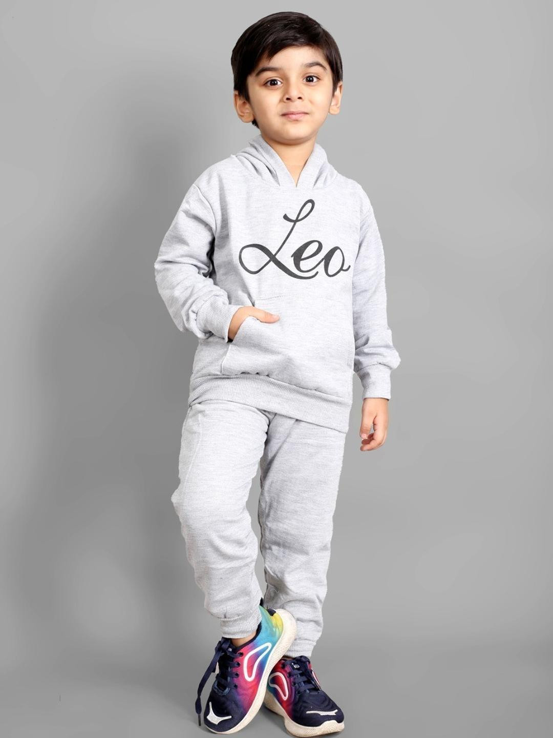 Kwikk Unisex Kids Grey T-shirt & Joggers Set