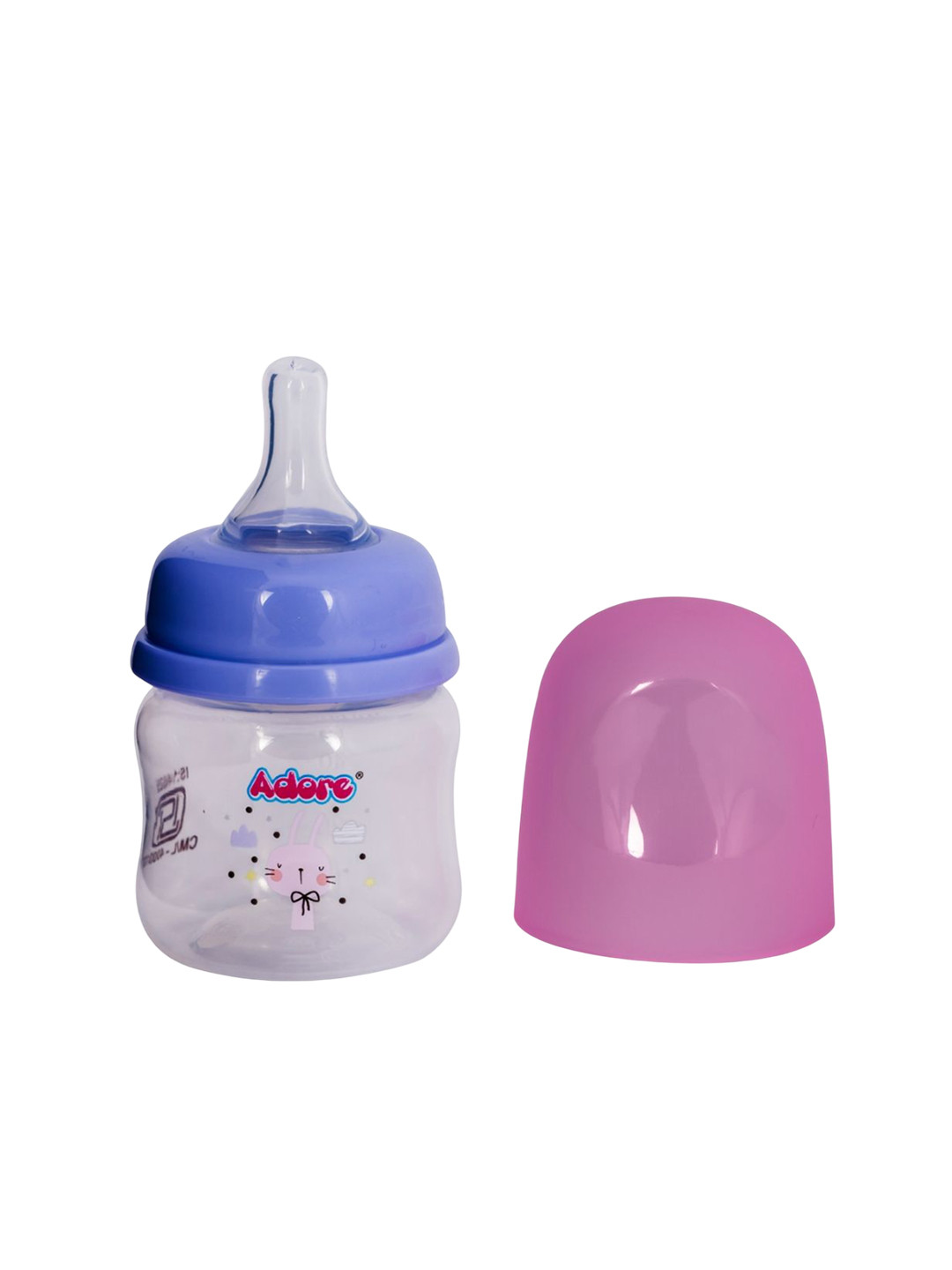 Adore Kids England Narrow Neck Feeding Bottles - 60 ml - Pink