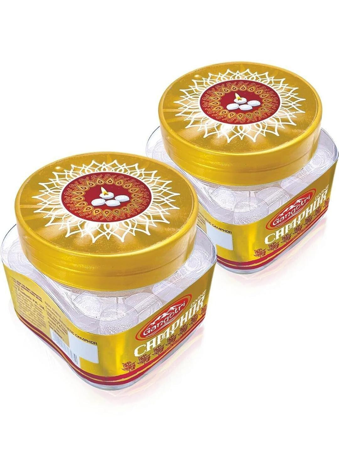 Gangotri Pack of 2 Camphor Jars-50gm Each