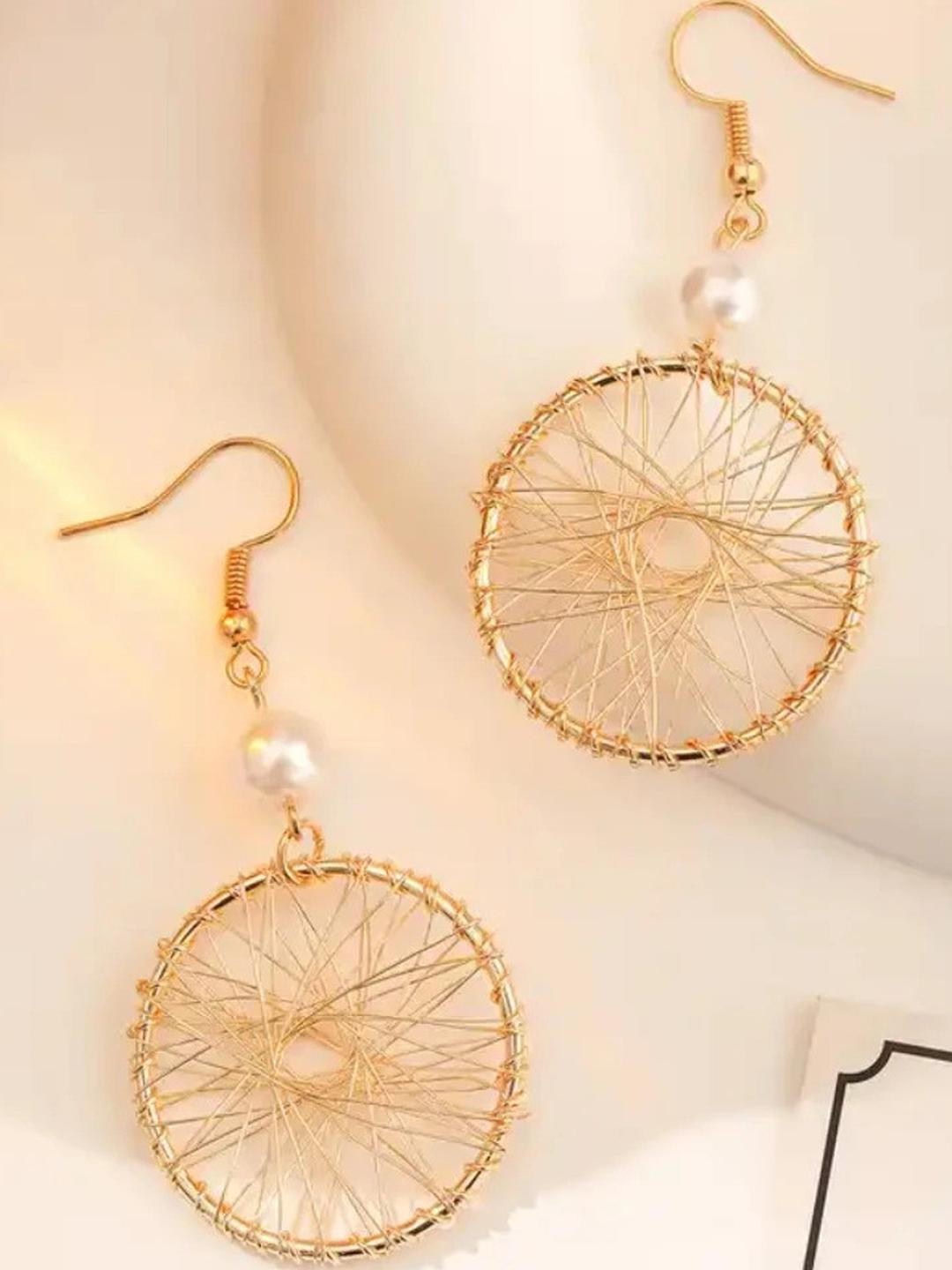 AKISON JEWELS Handcrafted Fishhook Earwire Drop Earrings