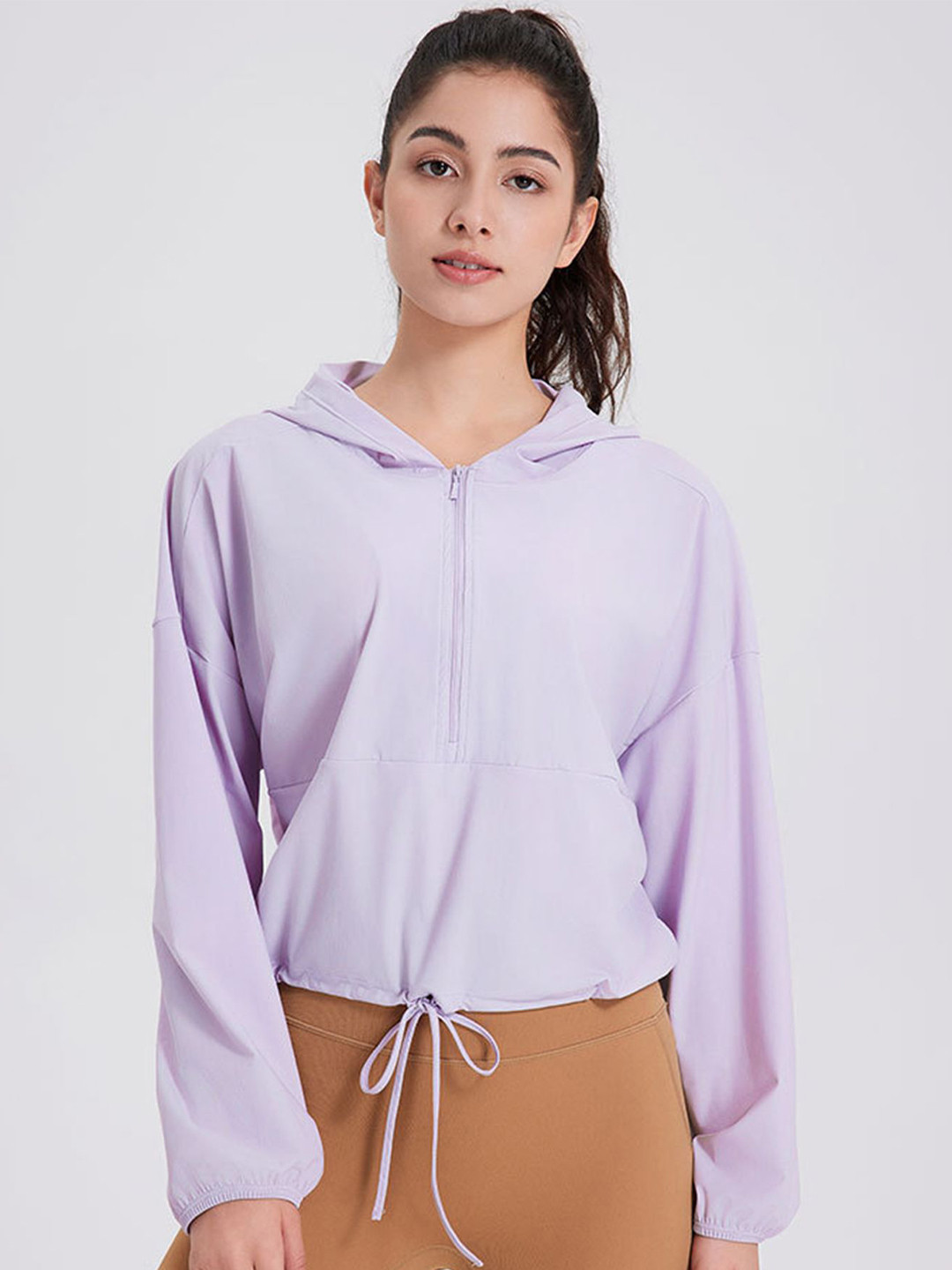 LULU & SKY Women Hood Neck Lightweight Shirt Style Top