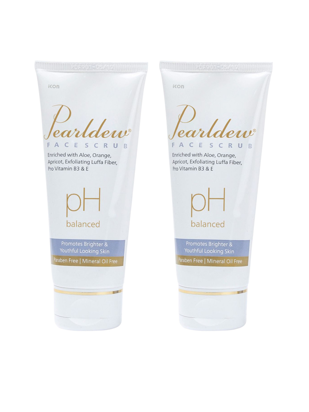 Pearldew Set Of 2 Ph Balanced Face Scrub - 100 g Each