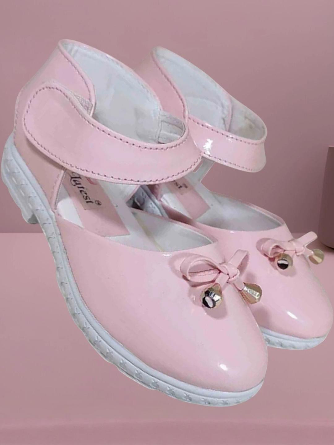 NEW LATEST Pink Bow Girls Slip-on Flats