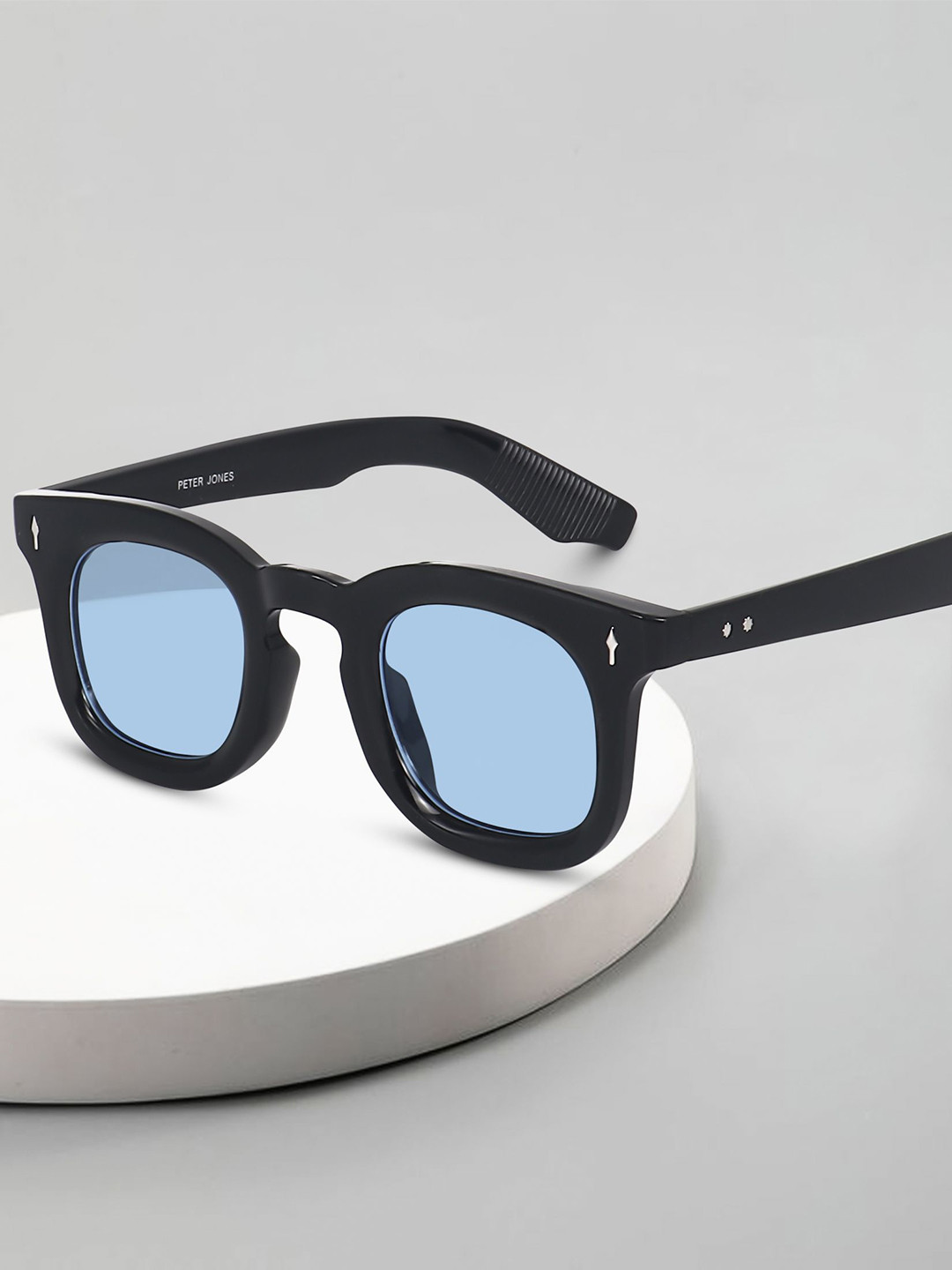 Peter Jones Eyewear Unisex Square Sunglasses with UV Protected Lens 3819TB